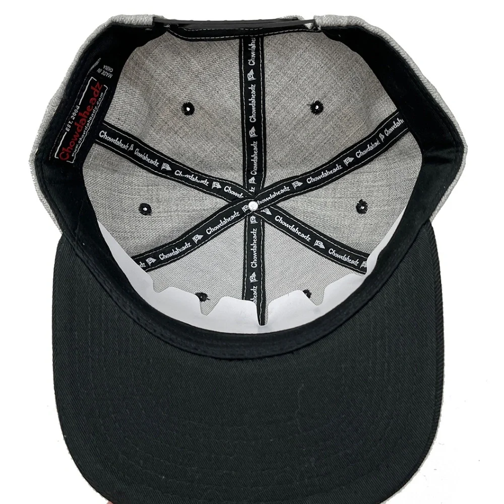 NWOT Boston Shamrock 3D Embroidered Flat Brim Hat Wool Blend Snapback